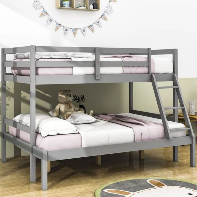 Harriet Bee Eligia Kids Twin Over Full Bunk Bed & Reviews Wayfair